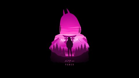 power-blood-fiend-chainsaw-man-minimal-art-amoled-black-anime.png